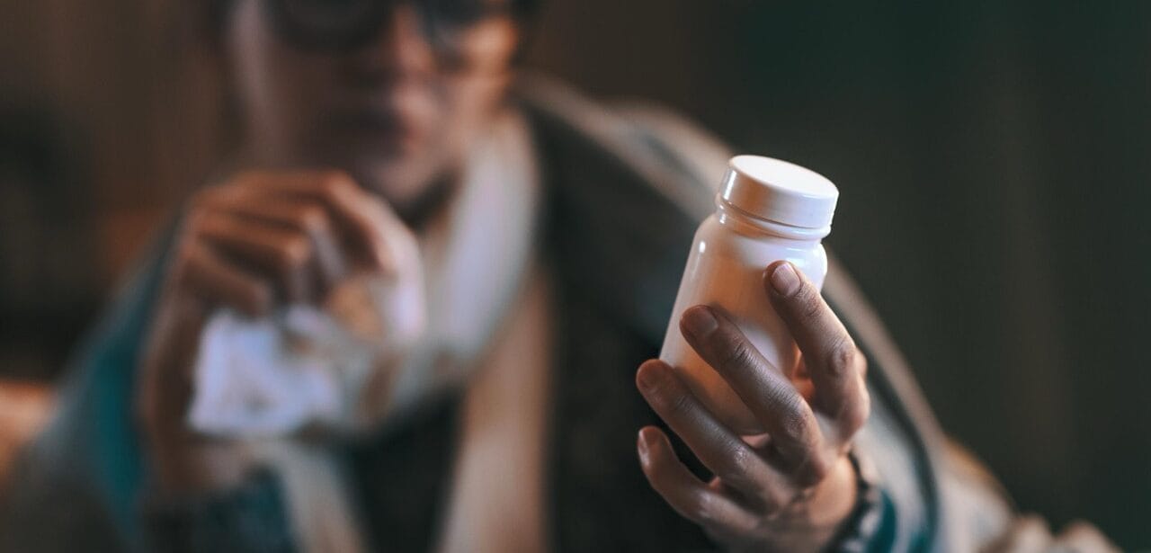 01 allergy medication bottle